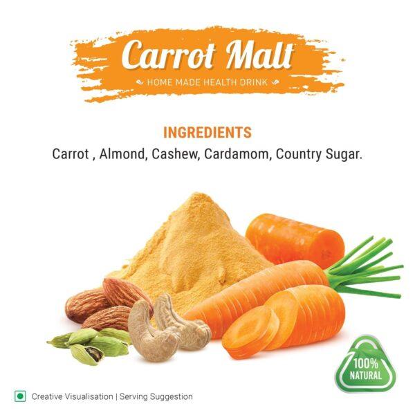 Carrot (instant health drink) malt